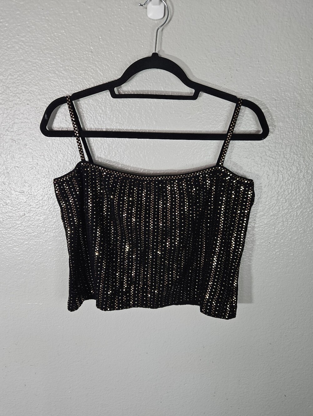St John Santana Knit Cropped Tank Size L